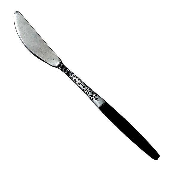 Interpur Other - Vintage Interpur Master Butter Knife 6.75" ornate heart scrolls handle Japan